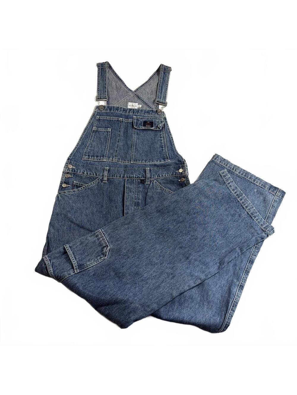 Vintage 90's Calvin Klein Carpenter Bib Overalls